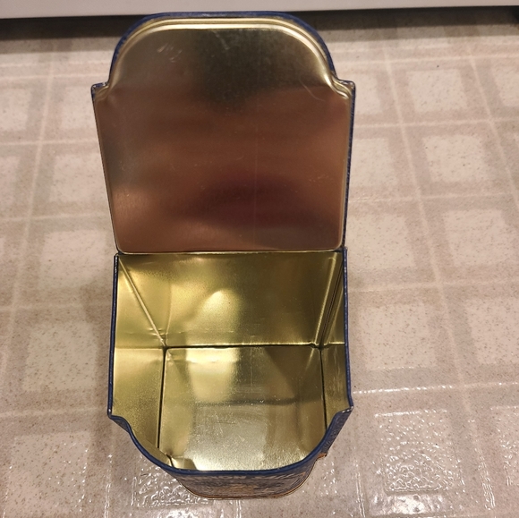 Morton Salt Vintage Reproduction Hinged Slanted Top Tin - Picture 7 of 8